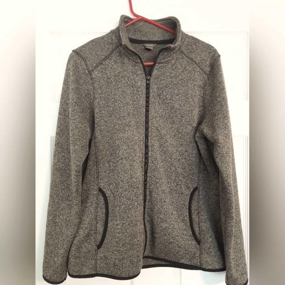Eddie Bauer full zip Fleece jacket women's XL